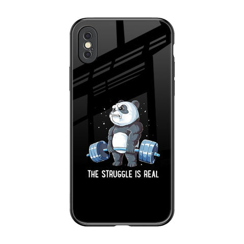 Real Struggle Glossy Case for iPhone XS