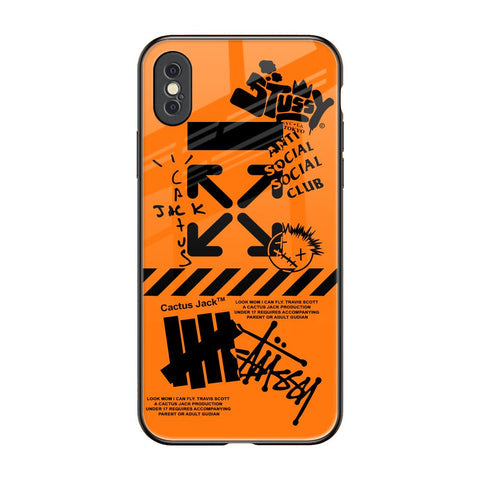 Anti Social Club Glossy Case for iPhone XS