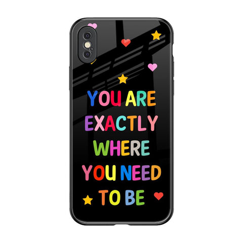 Magical Words Glossy Case for iPhone XS