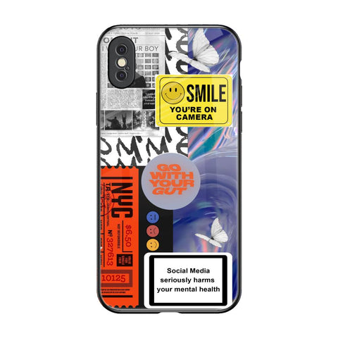 Smile for Camera Glossy Case for iPhone XS