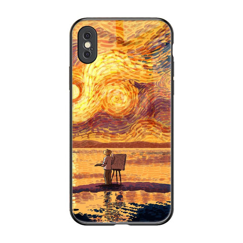 Sunset Vincent Glossy Case for iPhone XS