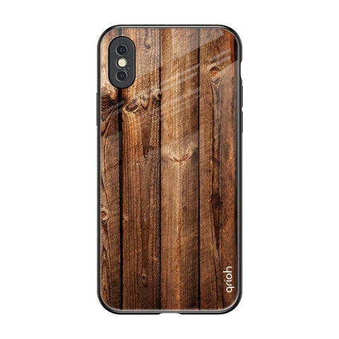 Timber Printed Glossy Case for iPhone XS