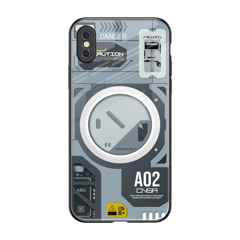 Modern Technology Glossy Case for iPhone XS