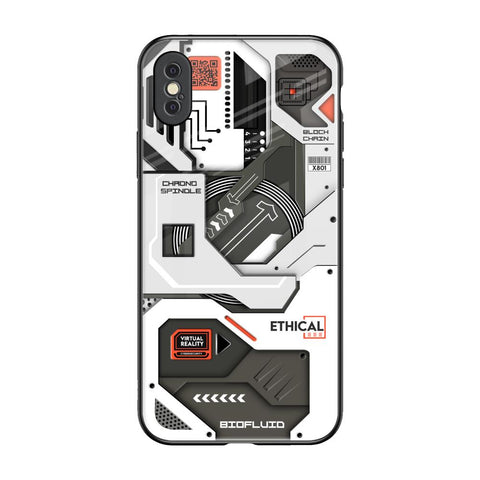 Explore Circuit Glossy Case for iPhone XS