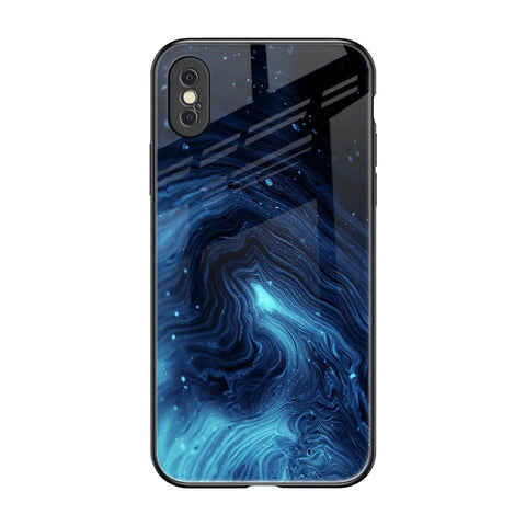Dazzling Ocean Gradient Glossy Case For iPhone XS