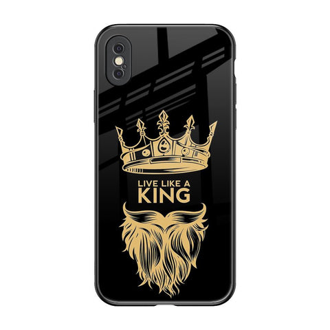 King Life Glossy Case For iPhone XS