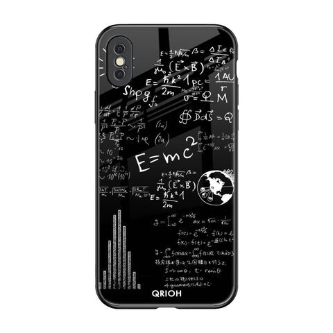 Funny Math Glossy Case for iPhone XS