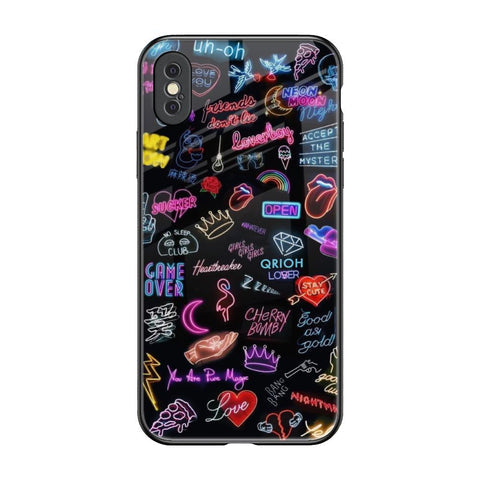 Accept The Mystery Glossy Case for iPhone XS