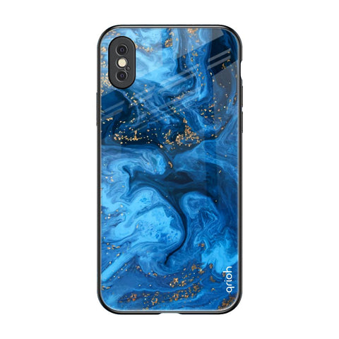 Gold Sprinkle Glossy Case for iPhone XS