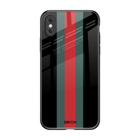 Vertical Stripes Glossy Case for iPhone XS