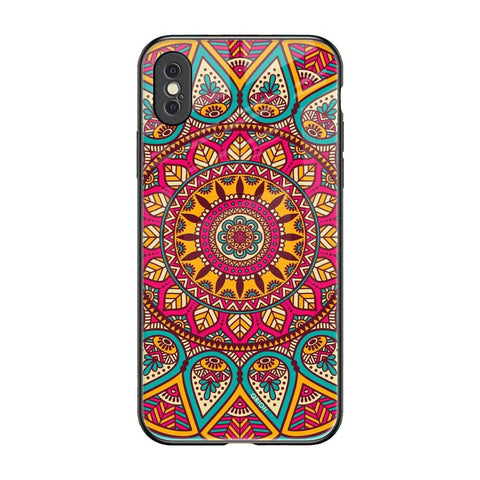 Elegant Mandala Glossy Case for iPhone XS