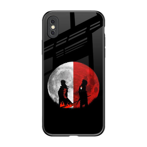 Anime Red Moon Glossy Case for iPhone XS