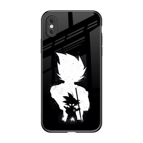 Monochrome Goku Glossy Case for iPhone XS