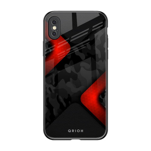 Modern Camo Abstract Glossy Case for iPhone XS
