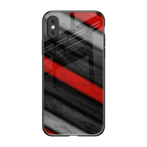 Soft Wooden Texture Glossy Case for iPhone XS