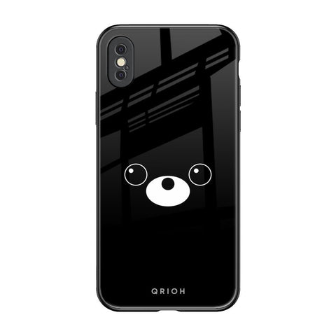 Cute Bear Glossy Case for iPhone XS