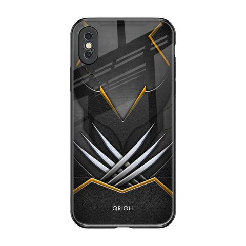 Black Warrior Glossy Case for iPhone XS