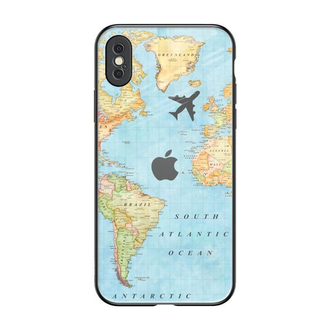 Fly Around The World Glossy Case for iPhone XS