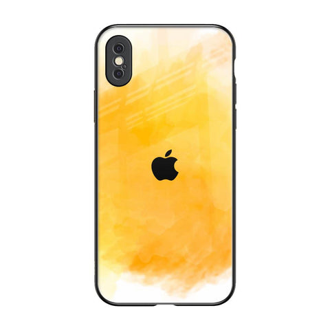 Rustic Orange Glossy Case for iPhone XS
