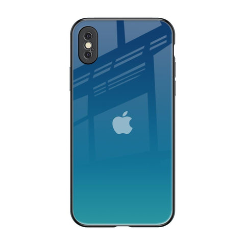 Celestial Blue Glossy Case For iPhone XS