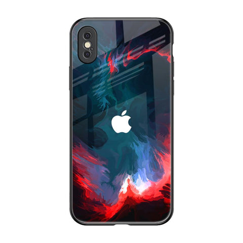 Brush Art Glossy Case For iPhone XS