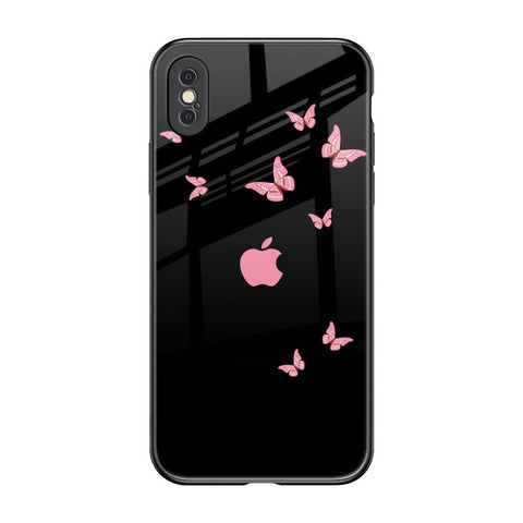 Fly Butterfly Glossy Case for iPhone XS