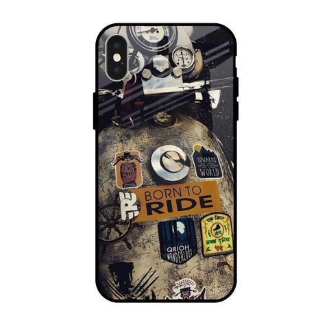 Ride Mode On Glossy Case for Apple iPhone XS
