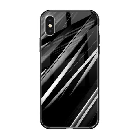 Black & Grey Gradient Glossy Case For iPhone XS