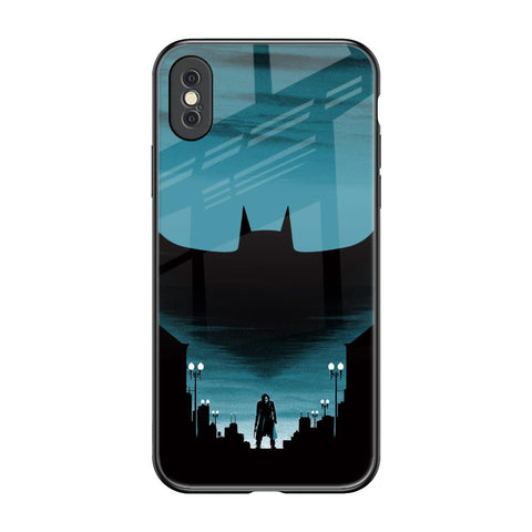 Cyan Bat Glossy Case for iPhone XS Max