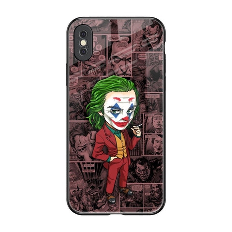 Joker Cartoon Glossy Case for iPhone XS Max