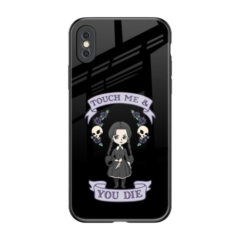 Touch Me & You Die Glossy Case for iPhone XS Max