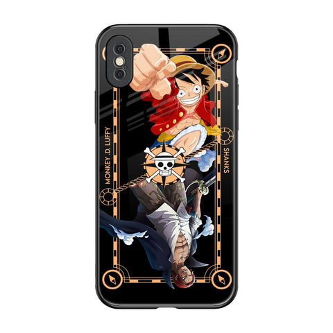 Shanks & Luffy Glossy Case for iPhone XS Max