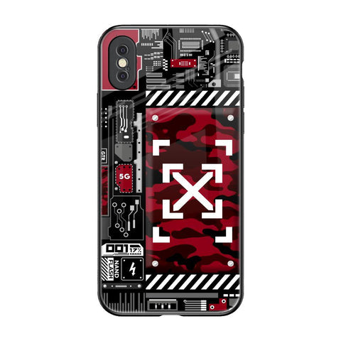 Technology Art Glossy Case for iPhone XS Max