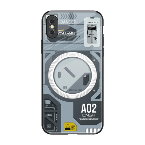 Modern Technology Glossy Case for iPhone XS Max