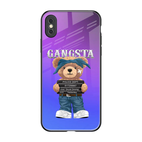 Gangsta Bear Glossy Case for iPhone XS Max