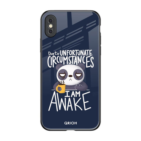 Struggling Panda Glossy Case for iPhone XS Max