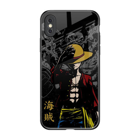 Dark Luffy Glossy Case for iPhone XS Max