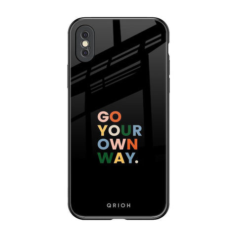 Go Your Own Way Glossy Case for iPhone XS Max