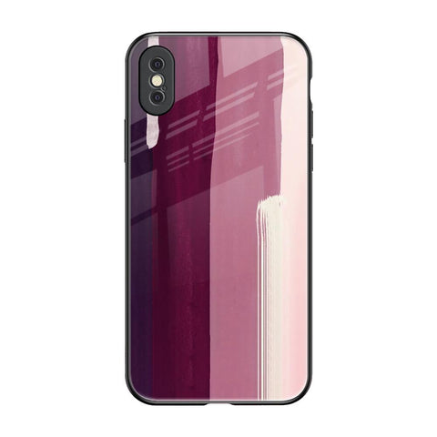 Brush Stroke Art Glossy Case for iPhone XS Max