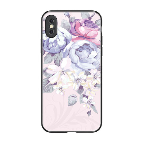 Elegant Floral Glossy Case for iPhone XS Max