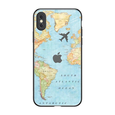 Fly Around The World Glossy Case for iPhone XS Max
