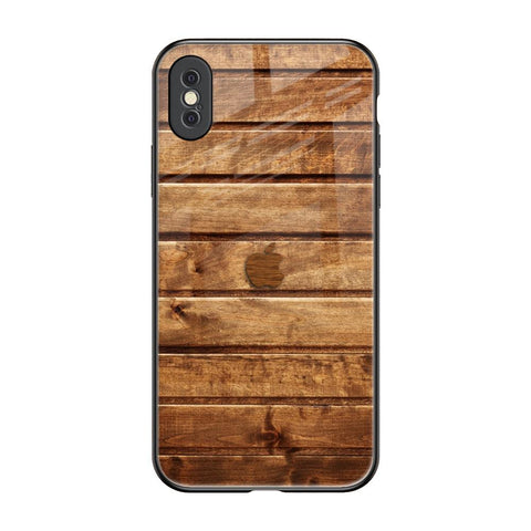 Wooden Planks Glossy Case for iPhone XS Max