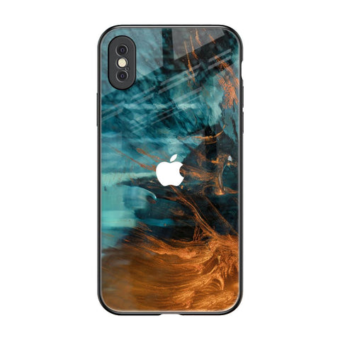Golden Splash Glossy Case for iPhone XS Max