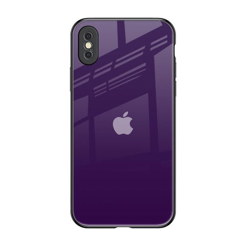 Dark Purple Glossy Case for iPhone XS Max