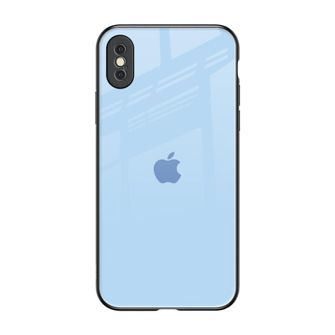 Pastel Sky Blue Glossy Case for iPhone XS Max