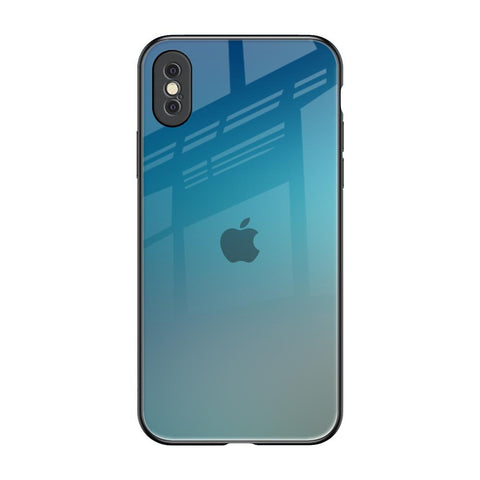 Sea Theme Gradient Glossy Case for iPhone XS Max