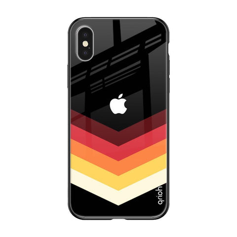 Abstract Arrow Pattern Glossy Case For iPhone XS Max