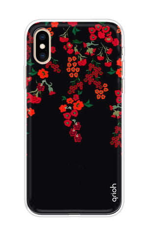 Floral Deco Soft Cover For iPhone XS Max