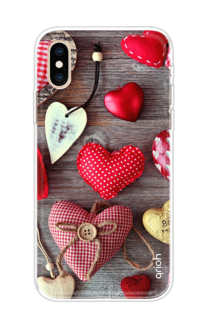 Valentine Hearts Soft Cover for iPhone XS Max