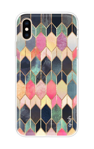 Shimmery Pattern Soft Cover for iPhone XS Max